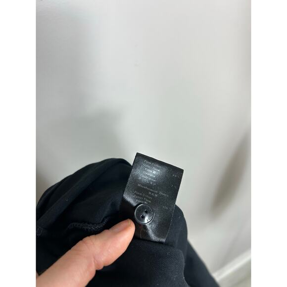 Anne Fontaine Nuage Button up Shirt Black Sz 0-2 Quiet Luxary Parisian - Picture 8 of 11